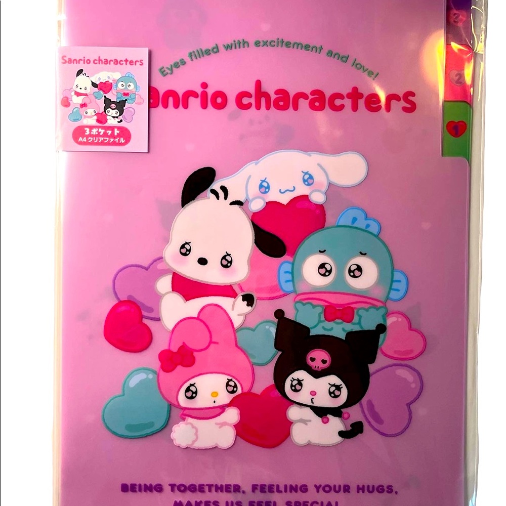 Sanrio Characters A4 Index File Folder